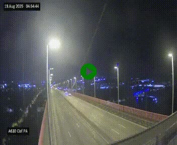 Webcam autoroute sur le périphérique de Bordeaux (A630) au nord de la ville. Caméra située sur le Pont d'Aquitaine.
