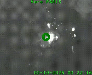 Caméra routière sur l'autoroute A20 à Bessines-sur-Gartempe. Vue orientée vers Paris