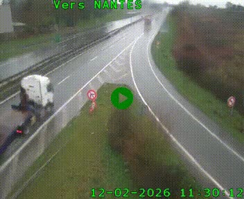 Webcam N147 au nord de Poitiers et à la jonction avec la A10