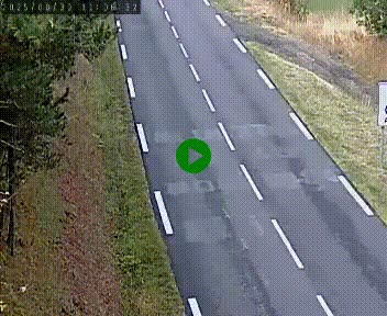 Caméra routière France - N102, au niveau du col de Montmirat à Saint-Etienne-du-Valdonnez à 1039 mètres d'altitude