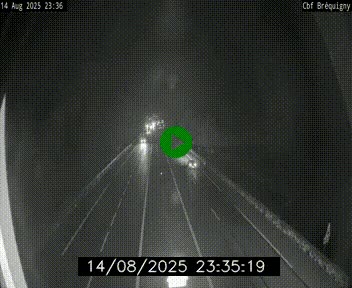 Webcam sur le périphérique de Rennes (N136) à hauteur du quartier Bréquigny, au sud de la ville