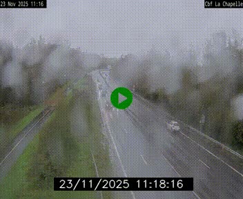 Webcam sur le périphérique de Nantes (N844) à hauteur de Porte de la Chapelle, au nord de la ville