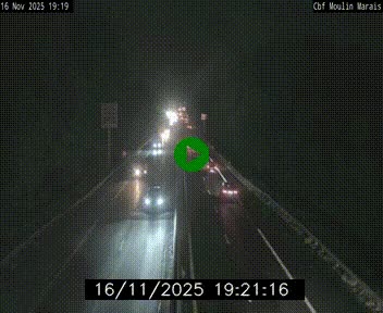 Webcam sur le périphérique de Nantes (N844) entre la Porte de Saint-Luce et la Porte d'Anjou, à l'est de la ville