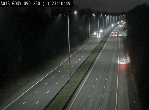 Webcam autoroute Belgique - Gouy-lez-piéton - E42 - BK 90.3