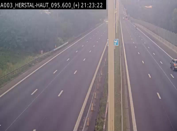 Webcam autoroute Belgique - Herstal - E40 direction Aix-la-Chapelle - BK 97