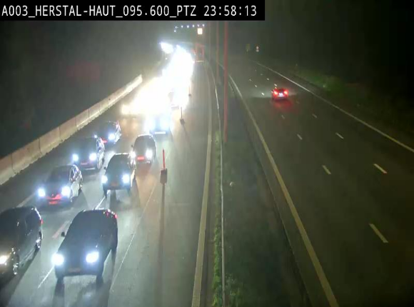 Webcam E40 à Herstal en direction de Liège et en provenance d'Aachen