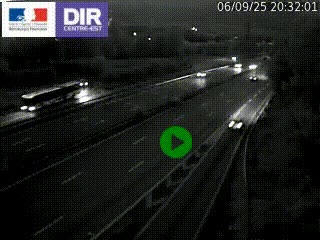 Webcam sur la Nationale 201 à hauteur de la sortie Chambéry-Nord, avant à la jonction entre l'A41 et l'A43, en direction de Lyon