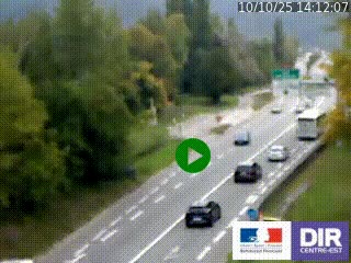 Webcam info trafic à proximité de Vizille sur la N85, au niveau du point de vue du Saut du Moine à Champagnier