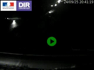 Webcam traffic à Grenoble-sud sur l'autoroute A480. Vue orientée vers l'entrée et la sortie de Grenoble