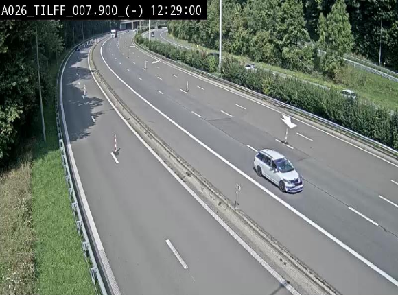 Webcam autoroute A26/E25 à Esneux, en Belgique en direction Luxembourg - BK 7.9