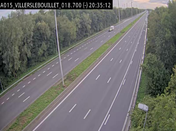 Webcam autoroute Belgique - Villers-le-Bouillet - E42 direction Liège - BK 18.7