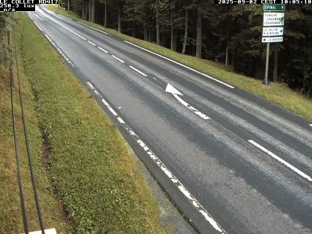 Caméra du Collet sur la route de Colmar (D417)