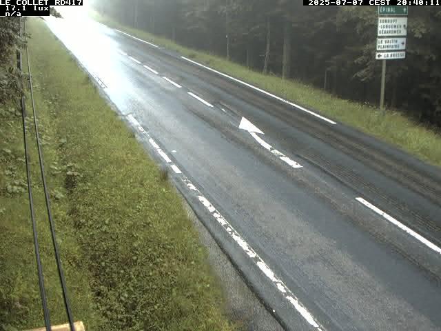 Caméra du Collet sur la route de Colmar (D417)
