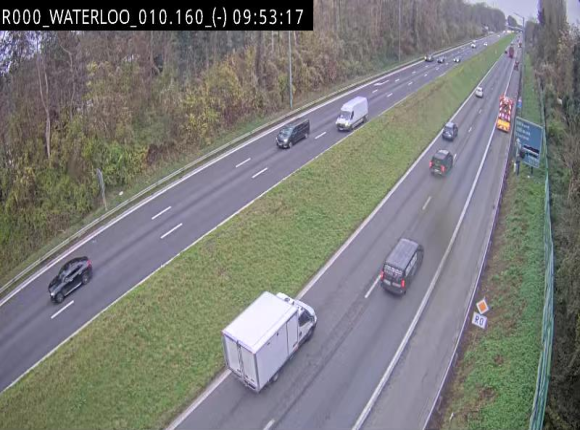 Webcam autoroute Belgique - Waterloo - R0 (ring de Bruxelles) - BK 12.3