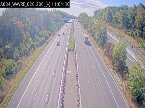 Webcam @ Wavre-sud KP 19.6, A4/E411