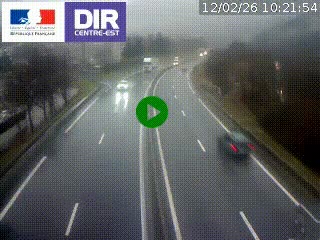 Caméra sur la Nationale 90 (N90) à La Léchère, en direction et à proximité d'Albertville