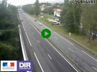 Webcam routière à Le Chambon-Feugerolles sur la RN88 entre Firminy et Saint-Etienne