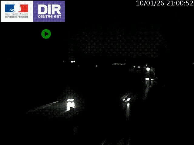 Caméra trafic à Meylan sur la Rocade-Sud de Grenoble en direction d'Aix-en-Provence