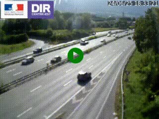 Caméra routière à hauteur de la sortie 15 Chambéry-centre au PK 4,103 en direction d'Albertville