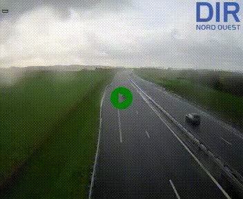 Webcam sur A84 à hauteur de l'échangeur de Poilley avec la N175, au sud d'Avranches