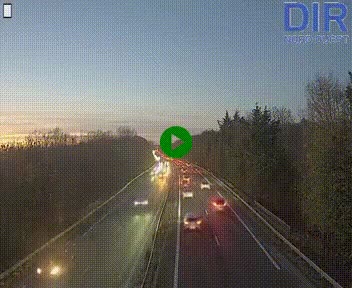 Webcam sur le périphérique de Caen (N814) à l'est de la ville, à Mondeville hauteur de la sortie 2, Presqu'île-Rives de l'Orne, au bout de l'autoroute A13