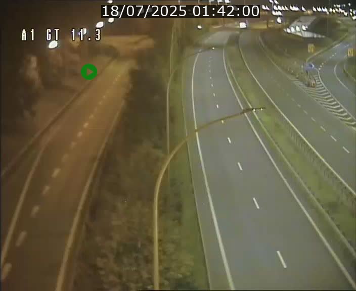 Traffic live webcam Luxembourg Senningerberg - A1 direction Allemagne - BK 11.3