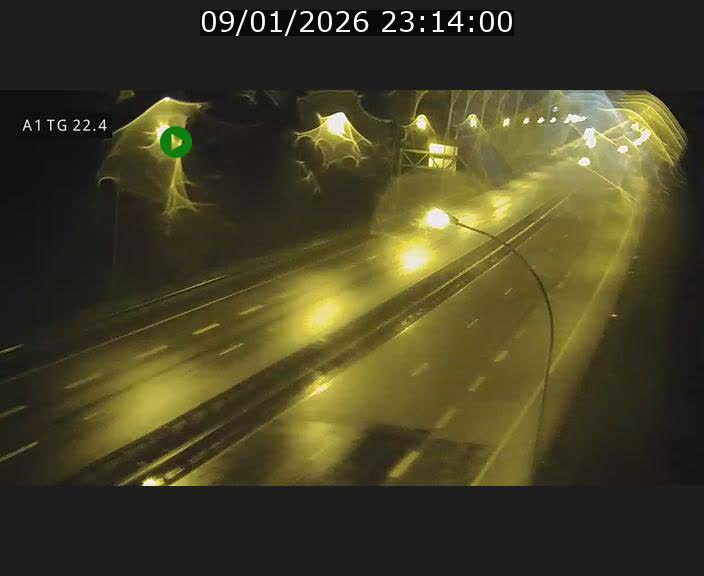 Traffic live webcam Luxembourg Flaxweiler - A1 direction Luxembourg - BK 22.4