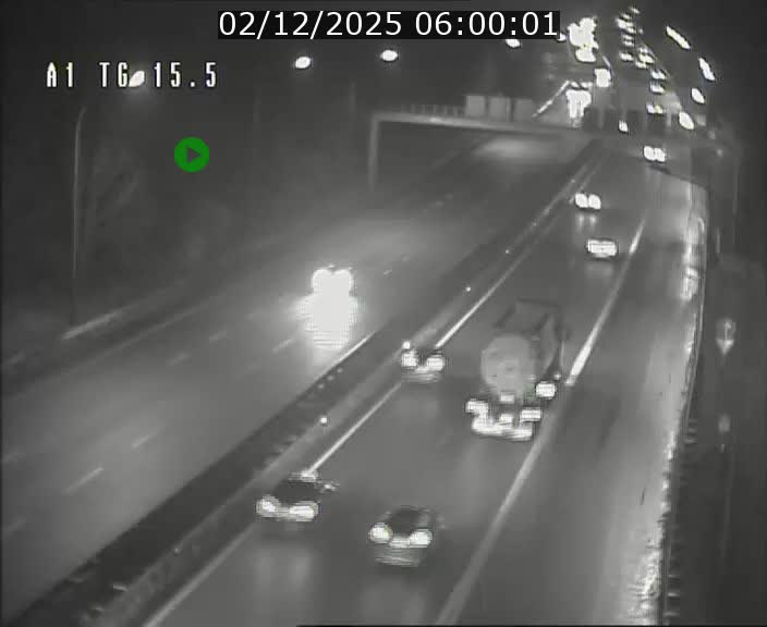 Traffic live webcam Luxembourg Munsbach - A1 direction Luxembourg - BK 15.5