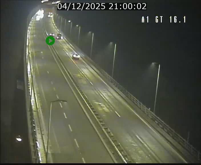 Traffic live webcam Luxembourg Niederanven - A1 direction Allemagne - BK 16.1