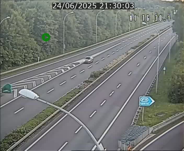 Traffic live webcam Luxembourg Grevenmacher - A1 direction Luxembourg - BK 30.1