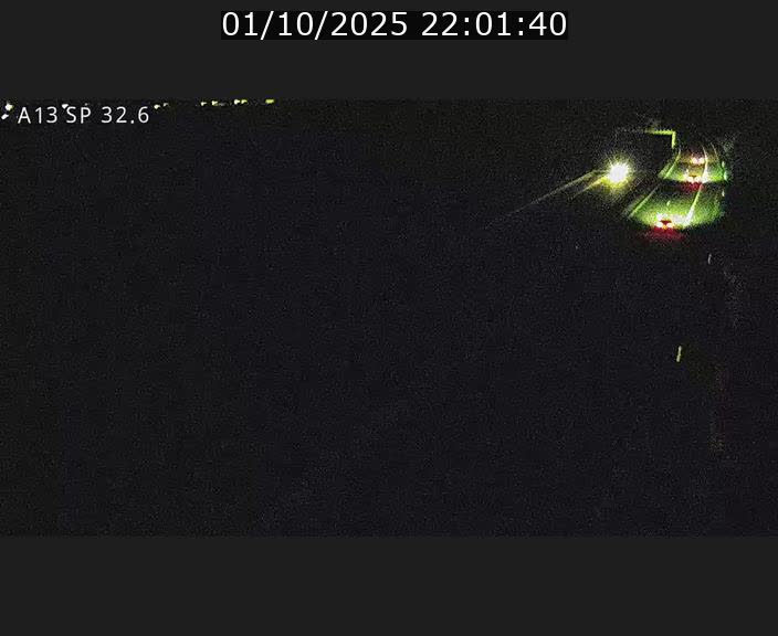 Webcam info trafic A13 à hauteur de Mondorf-les-bains. Vue orientée vers Altwies