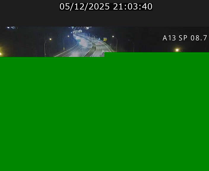 Traffic live webcam Luxembourg Jonction Lankelz - A13 direction Pétange - BK 8.7