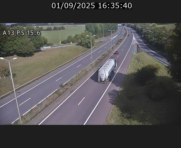 Traffic live webcam Luxembourg Kayl - A13 direction Dudelange - BK 15.6