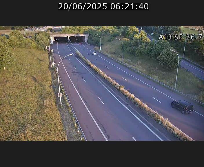Traffic live webcam Luxembourg Frisange - A13 direction Luxembourg-ville - BK 26.7