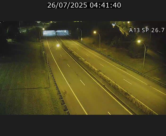 Traffic live webcam Luxembourg Frisange - A13 direction Luxembourg-ville - BK 26.7