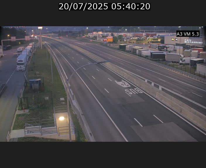 Traffic live webcam Luxembourg Aire de Berchem - A3 - BK 5 - direction France