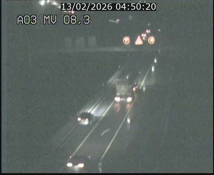 Webcam Autoroute après la Croix de Bettembourg en direction de Luxembourg sur l'A3