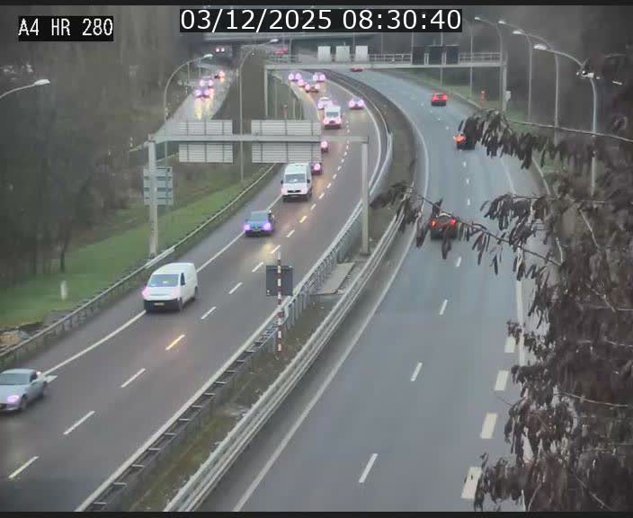 Webcam traffic A4 Luxembourg - BK 0.2 - P+R Bouillon (direction Luxembourg)