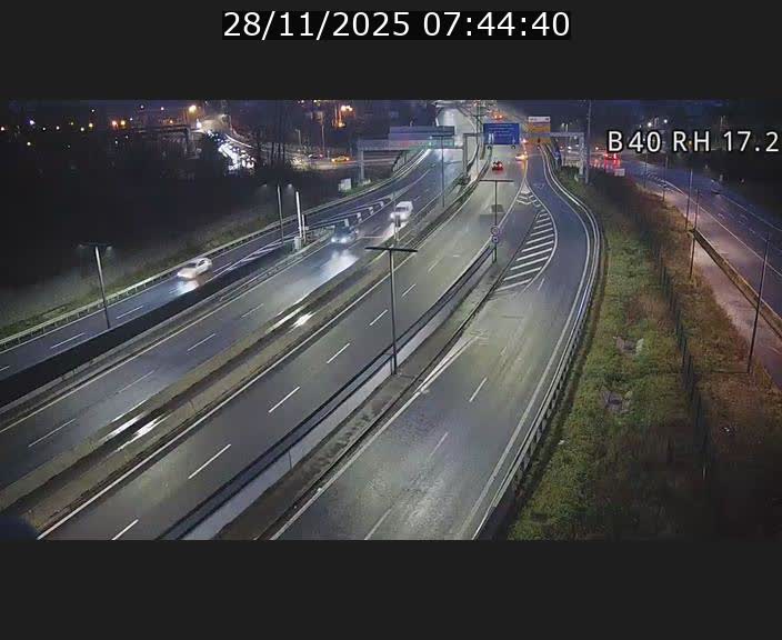 Webcam sur le contournement d'Esch Belval à hauteur de la sortie Université de Luxembourg. Vue orientée vers Luxembourg