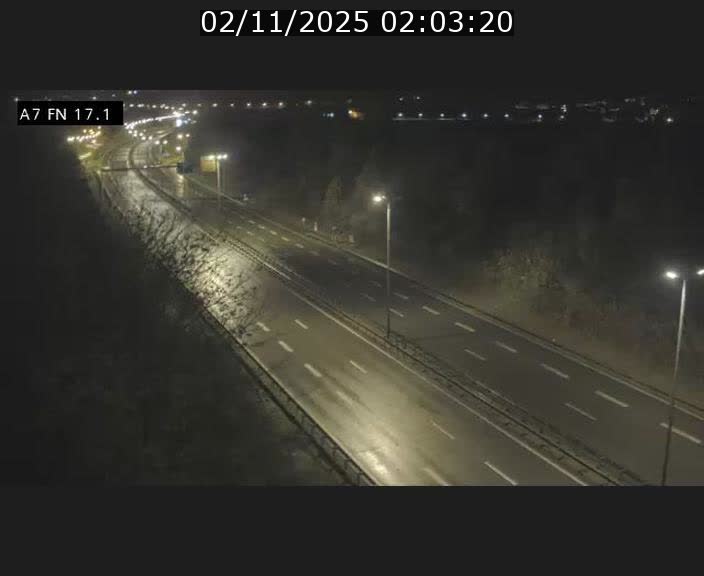 Caméra trafic Luxembourg - A7, Merscherbierg direction Mersch