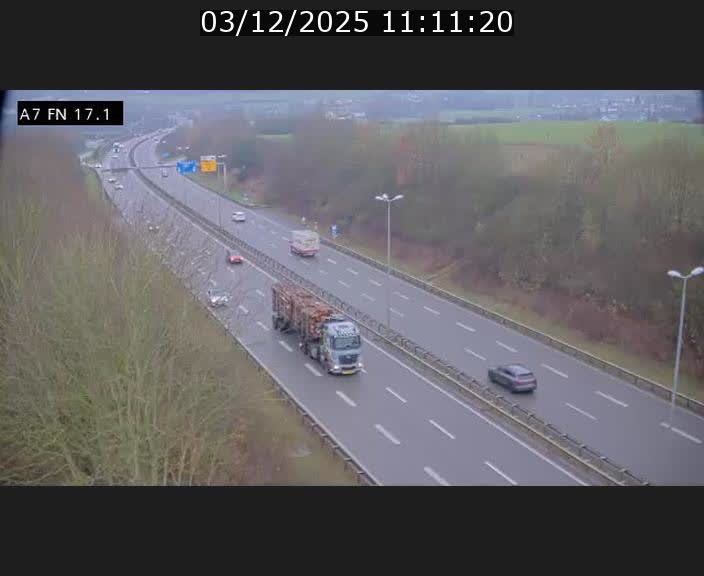 Caméra trafic Luxembourg - A7, Merscherbierg direction Mersch