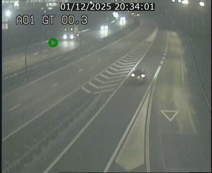 Traffic live webcam Luxembourg Croix de Gasperich - A1 direction Kirchberg - BK 0.3