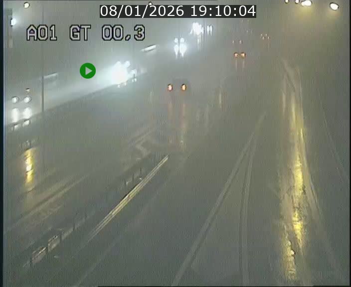 Traffic live webcam Luxembourg Croix de Gasperich - A1 direction Kirchberg - BK 0.3