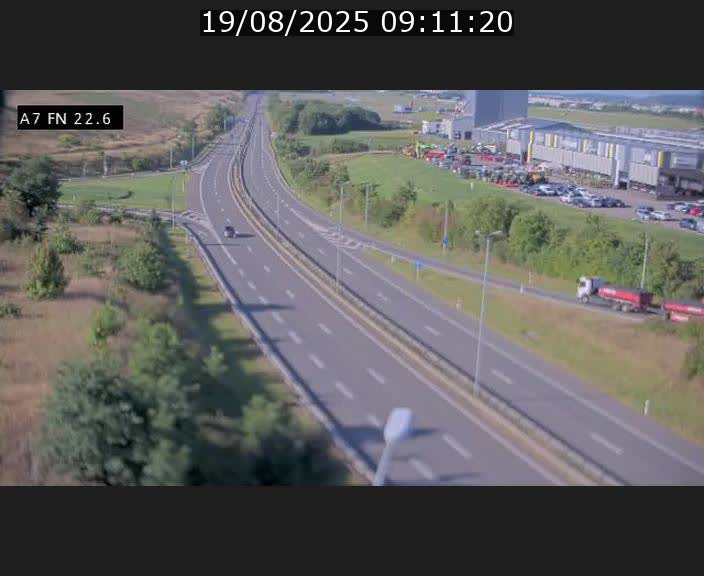 Caméra trafic Luxembourg - A7, Colmar-berg direction Mersch