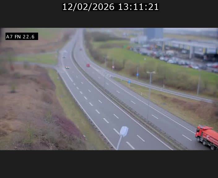 Caméra trafic Luxembourg - A7, Colmar-berg direction Mersch