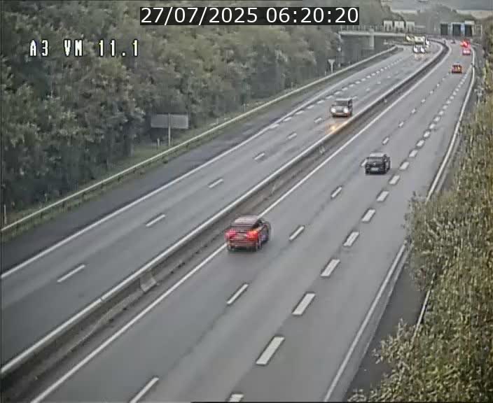 Webcam à la frontière franco-luxembourgeoise, avant la Croix de Bettembourg - BK 11.1 - direction Luxembourg-ville