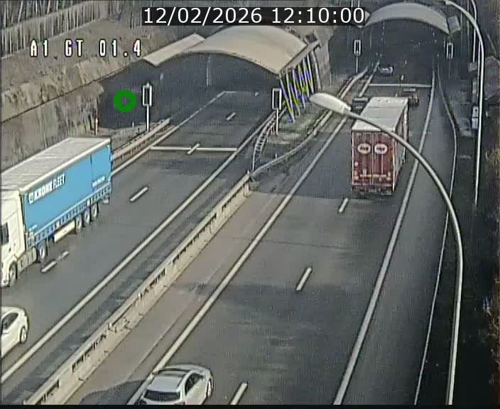 Traffic live webcam Luxembourg Hesperange - A1 direction Kirchberg - BK 1.4