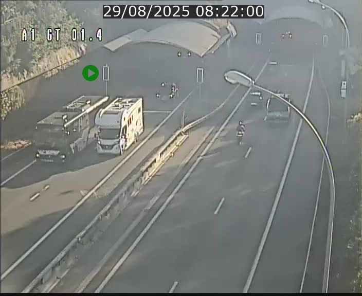 Traffic live webcam Luxembourg Hesperange - A1 direction Kirchberg - BK 1.4