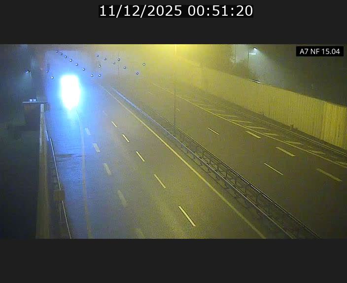 Caméra trafic Luxembourg - A7, Tunnel Mersch, entrée sud, direction Ettelbruck