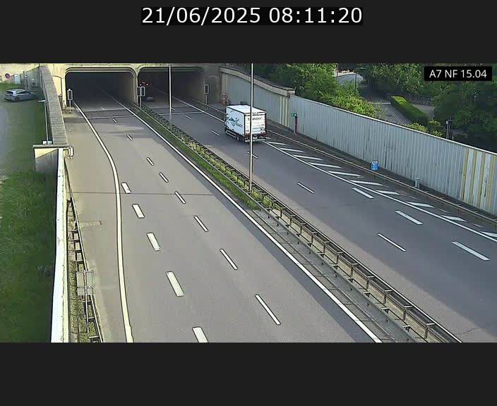 Caméra trafic Luxembourg - A7, Tunnel Mersch, entrée sud, direction Ettelbruck